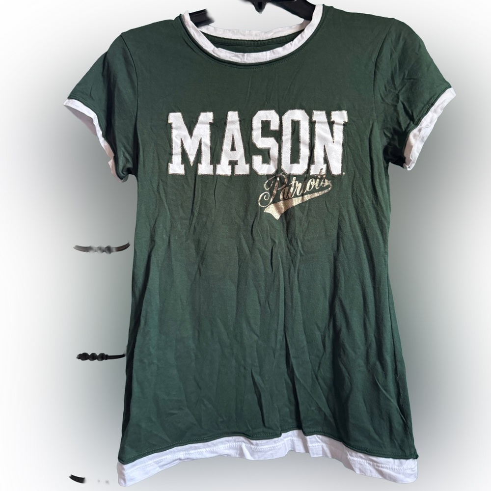 GMU George Mason University Patriots Jones & Mitchell Juniors Tee Shirt, XL
